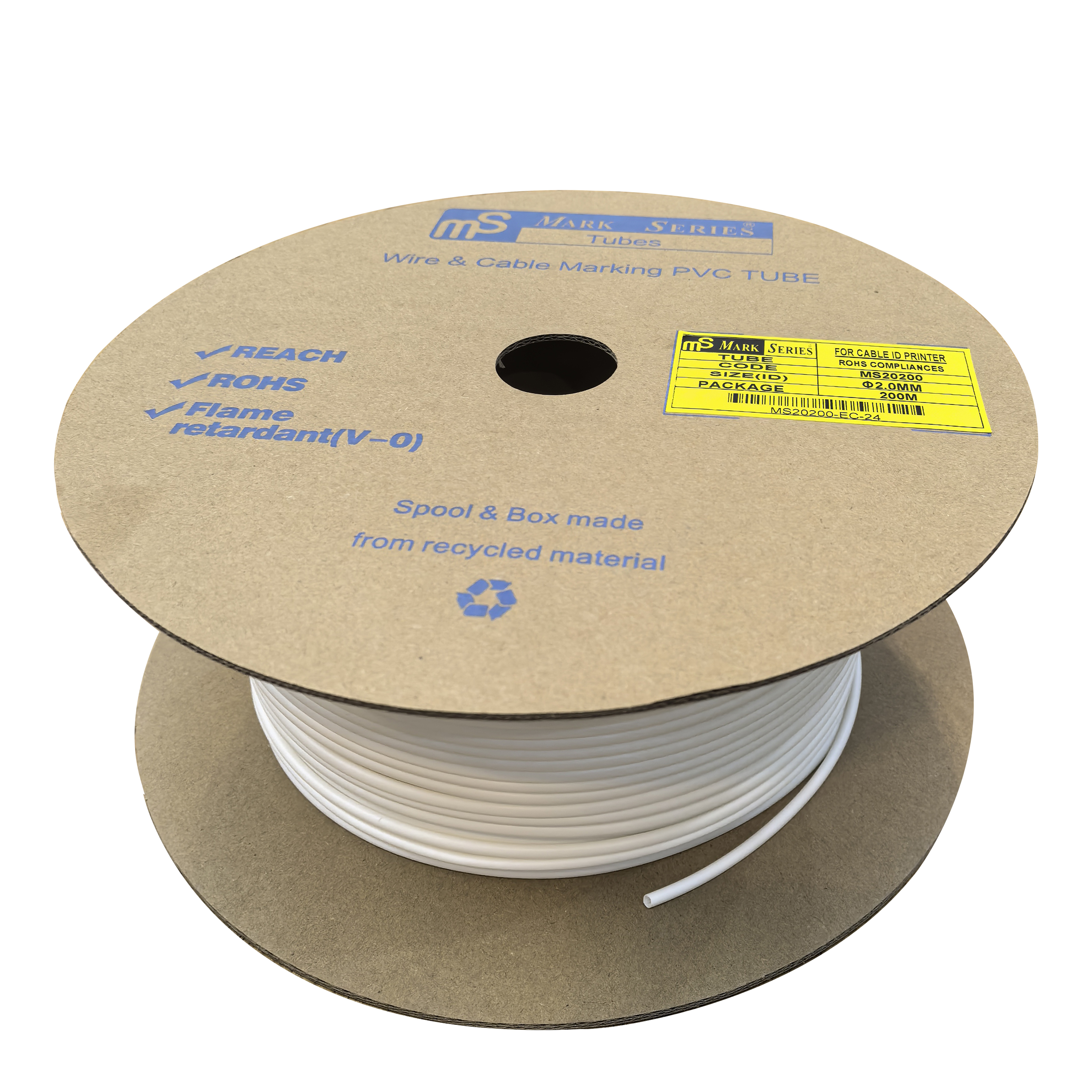 PVC MARKING TUBE NEW  [GRIP SERIES] WHITE